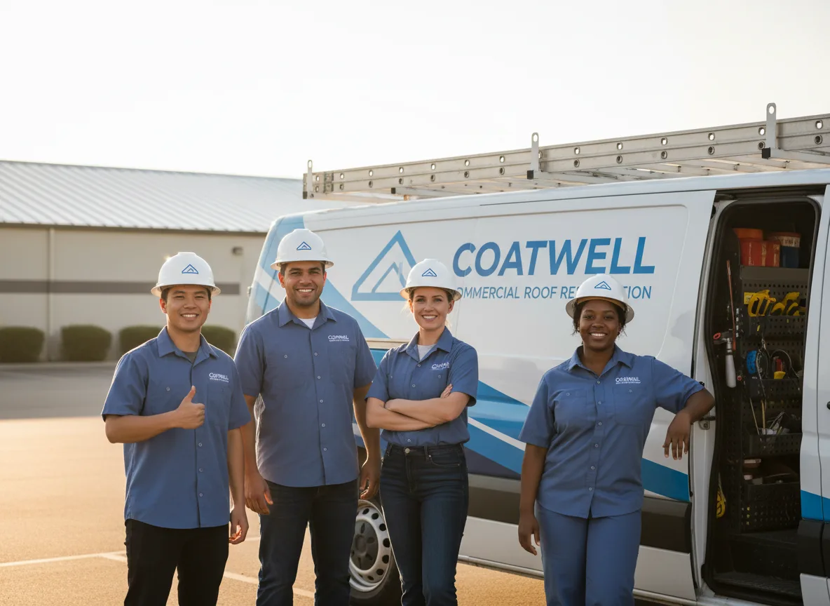 Commercial roof coating company in Omaha, IL